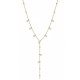 COLLANA A Y CON SFERE E ZIRCONI PENDENTI - YC2664C943