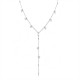 COLLANA A Y CON SFERE E ZIRCONI PENDENTI - YC2664C943