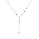 COLLANA A Y CON PUNTI LUCE E CUORI - YC2672C930