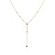 COLLANA A Y CON PUNTI LUCE E CUORI - YC2672C930