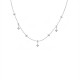 COLLANA CON ZIRCONI E FIORELLINI PENDENTI - YC2696C939