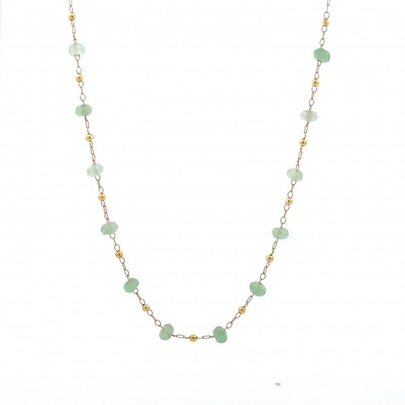 COLLANA CON PIETRE NATURALI - YK22392D817