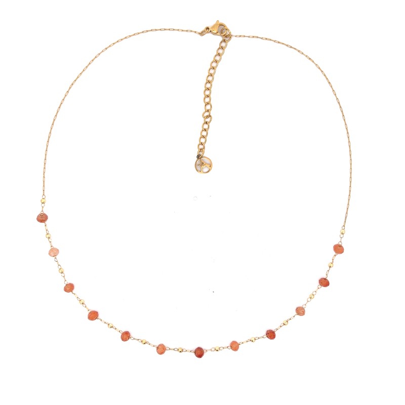 COLLANA CON PIETRE NATURALI - YK22392D817