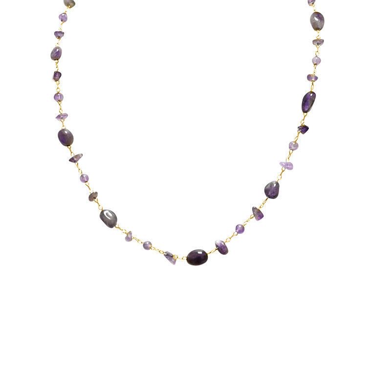 COLLANA CON PIETRE COLORATE - YK22464D815