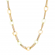COLLANA AD ANELLI CON CRISTALLO - YNK23120F121