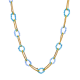 COLLANA AD ANELLI CON CRISTALLO - YNK23120F121