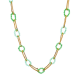 COLLANA AD ANELLI CON CRISTALLO - YNK23120F121