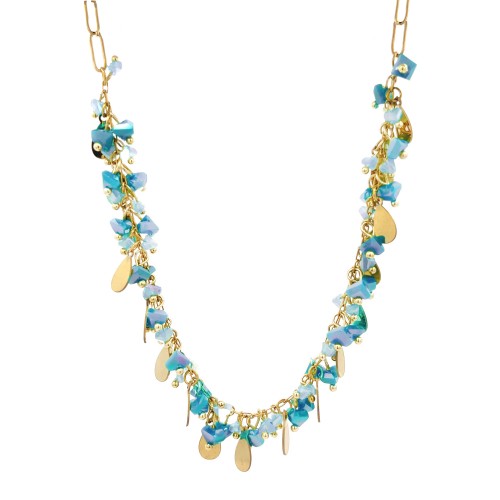 COLLANA CON CRISTALLI PENDENTI - YNK231264F120