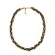 COLLANA INTRECCIATA CON CATENA DORATA E PERLINE SMALTATE - YNK24108B833 COLLANA INTRECCIATA CON CATENA DORATA E PERLINE SMALTATE - YNK24108B833