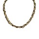 COLLANA INTRECCIATA CON CATENA DORATA E PERLINE SMALTATE - YNK24108B833 COLLANA INTRECCIATA CON CATENA DORATA E PERLINE SMALTATE - YNK24108B833