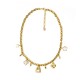COLLANA A CATENA CON CHARMS E CRISTALLI - YNK241344B716