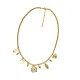 COLLANA A CATENA CON CHARMS E CRISTALLI - YNK241344B718