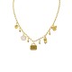 COLLANA A CATENA CON CHARMS E CRISTALLI - YNK241344B718