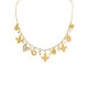 CHAIN ​​NECKLACE WITH CHARMS - YNK241504A997