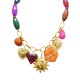 COLLANA DI PERLINE IN PLASTICA CON CHARMS - YNK241504B693