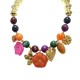 COLLANA DI PERLINE IN PLASTICA CON CHARMS - YNK241504B694 COLLANA DI PERLINE IN PLASTICA CON CHARMS - YNK241504B694
