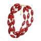COLLANA TRE FILI DI PERLINE IN PLASTICA - YNK241504B726 COLLANA TRE FILI DI PERLINE IN PLASTICA - YNK241504B726