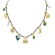 COLLANA FILO IN TESSUTO CON CHARMS BORSA - YNK241504B839