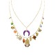 COLLANA DOPPIO FILO A CATENA CON CHARMS CORNO MEZZALUNA - YNK241584B843 COLLANA DOPPIO FILO A CATENA CON CHARMS CORNO MEZZALUNA - YNK241584B843