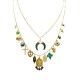 COLLANA DOPPIO FILO A CATENA CON CHARMS CORNO MEZZALUNA - YNK241584B843 COLLANA DOPPIO FILO A CATENA CON CHARMS CORNO MEZZALUNA - YNK241584B843