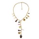 COLLANA A Y CON CHARMS MANO DI FATIMA - YNK24168B837