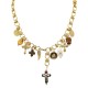 COLLANA A Y REGOLABILE CON CHARMS CROCE - YNK24184B841