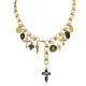 COLLANA A Y REGOLABILE CON CHARMS CROCE - YNK24184B841