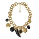 COLLANA A CATENA CON CHARMS CORNO - YNK24196B835