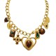 COLLANA A CATENA CON CHARMS CUORE - YNK24196B836