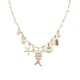 COLLANA CON PERLINE COLORATE E CHARMS MARINI - YNK25140C382