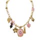 COLLANA CHARMS CON PERLINE IN PLASTICA - YNK25152C372