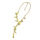 COLLANA A Y CON PERLINE E CHARMS COLORATI - YNK26140C728