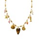 COLLANA CON PERLINE E CHARMS MARINI & CUORE - YNK26176C735