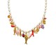 COLLANA DI PERLE CON CHARMS MARINI - YNK26188C733