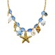 COLLANA CHARMS MARINI CON CRISTALLI COLORATI - YNK26190C729