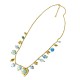 COLLANA LUNGA CON CHARMS MISTI E COLORATI - YNK26190C730