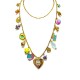 COLLANA LUNGA CON CHARMS MISTI E COLORATI - YNK26190C730