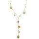 COLLANA A Y CON CHARMS FLOREALI E PERLINE COLORATE - YNK26198C731