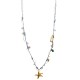 COLLANA LUNGA REGOLABILE CON PERLINE E CIONDOLO STELLA MARINA - YY25132C644