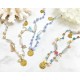 COLLANA LUNGA ALL'UNCINETTO CON PERLINE E CHARMS - YY25148C637