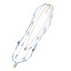COLLANA LUNGA A TRE FILI CON PERLINE E CIONDOLI MARINI - YY25188C636