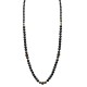 COLLANA LUNGA DA UOMO CON PERLINE IN PIETRA - DS2444B943