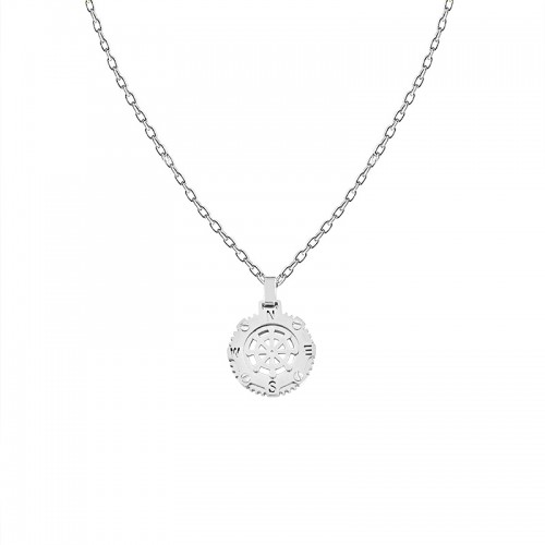 COLLANA UOMO CON CIONDOLO BUSSOLA TIMONE - RD24104B602