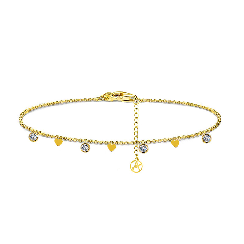 CAVIGLIERA CON PUNTI LUCE E CUORI - JN2644D023