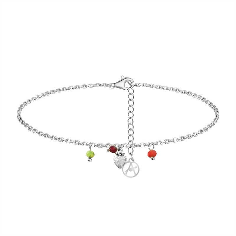 CAVIGLIERA CON FRAGOLA E CRISTALLO - YC2548B157 CAVIGLIERA CON FRAGOLA E CRISTALLO - YC2548B157