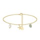 CAVIGLIERA STELLA MARINA CON PIETRA E PERLA - YC2548B160 CAVIGLIERA STELLA MARINA CON PIETRA E PERLA - YC2548B160