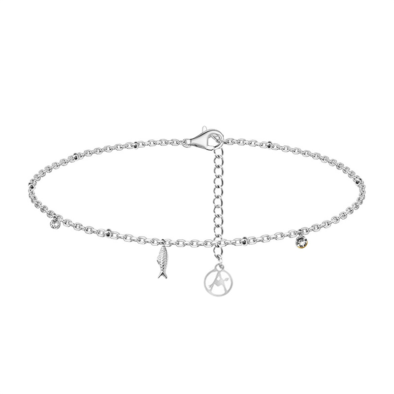 CAVIGLIERA CON PESCE E STRASS - YC2548B352 CAVIGLIERA CON PESCE E STRASS - YC2548B352