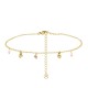 CAVIGLIERA CON CUORE E CRISTALLO - YC2552B120 CAVIGLIERA CON CUORE E CRISTALLO - YC2552B120