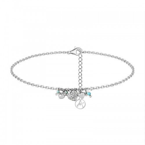 CAVIGLIERA CUORE IN ZIRCONE CON CRISTALLO - YC2556B132