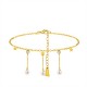 CAVIGLIERA CON STELLE, ZIRCONI E PERLE PENDENTI - YY2648C992